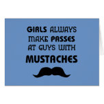 Moustache cards