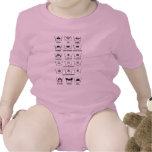 Moustache Chart t-shirts