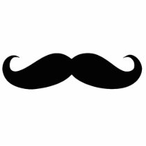 Moustache cutout disguise, funny moustache