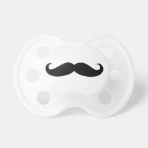 Moustache Disguise Funny Baby Pacifier