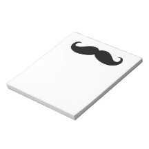 Moustache Disguise Funny Memo Notepad