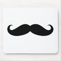Moustache Disguise Funny Mouse Mats