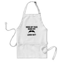 Moustache Fat Apron