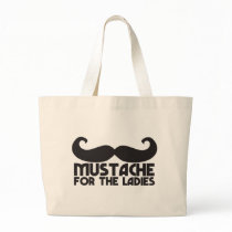 Moustache for the ladies bag
