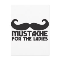 Moustache for the ladies post cards