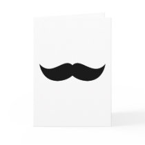 Moustache Greeting Card