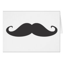 Moustache Greeting Card