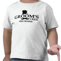 Moustache Groom's Crew Shirts