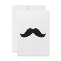 Moustache Invitation