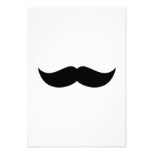 Moustache Invitation
