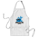 moustache is not a crime apron