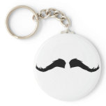Moustache keychains