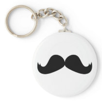 Moustache Keychain