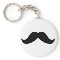Moustache Keychain
