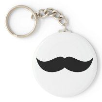 Moustache Keychain
