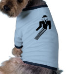 Moustache Man - Art Deco Doggie Tshirt