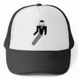 Moustache Man - Art Deco Mesh Hats