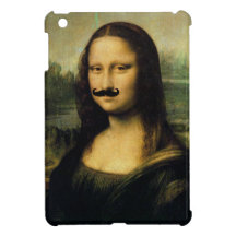 Moustache Mona Lisa iPad Mini Case