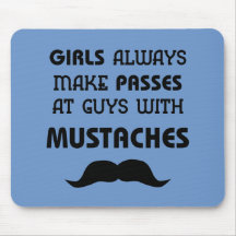 Moustache Mousemat