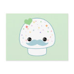 Moustache Mushroom postcards