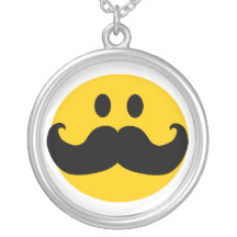 Moustache Necklace