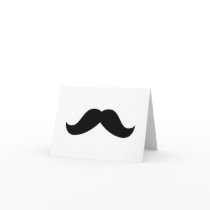Moustache Note Card