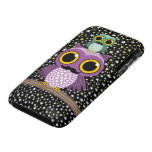moustache owling owls iPhone 3 case