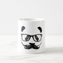 Moustache Pandaz In Da Disco Coffee Mug