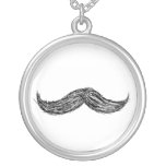 Moustache Pendant necklaces