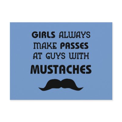 Mustache Postcards