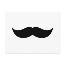 Moustache Postcard