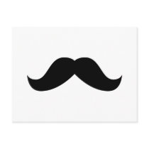 Moustache Postcard