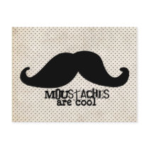 Moustache Postcard
