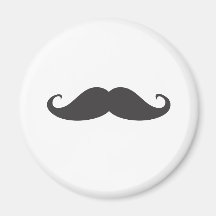 Moustache Refrigerator Magnet