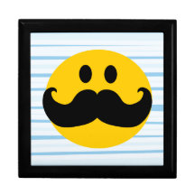Moustache Smiley Gift Box