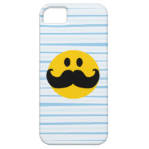 Moustache Smiley iPhone 5 Covers