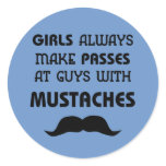 Moustache stickers