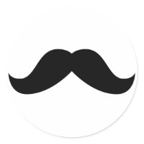 Moustache Sticker