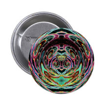 Moustache Walrus Pinback Buttons