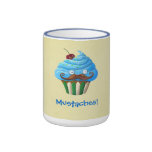 Moustached Cupcake Coffee Mug