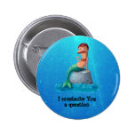 Moustached Merman Pins
