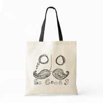 moustaches are so cool tote bag