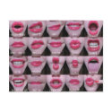 mouth expressions. postcards