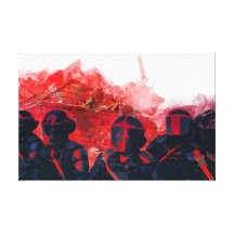 Move Along Canvas Print