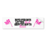 Move Over Boys... Bumper Stickers