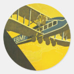 Move With the Times Round Stickers