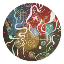 Movement One Round Stickers