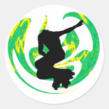 MOVEMENT THE INLINE ROUND STICKER