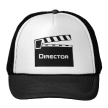 Movie Director's Hat With Clapperboard Slate