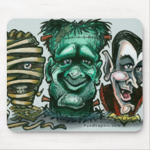 Movie Monsters Mousemats